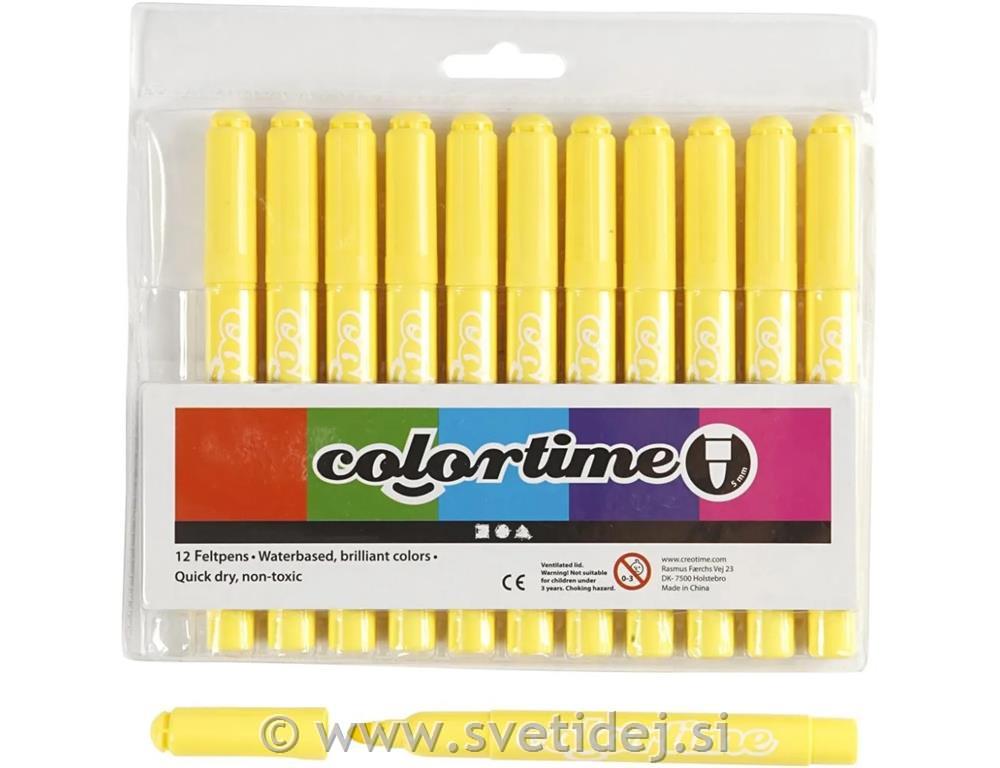 Colortime flomastri 5 mm, set 12