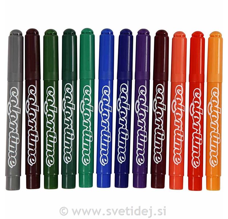 Colorline flomastri, 5 mm, set 12