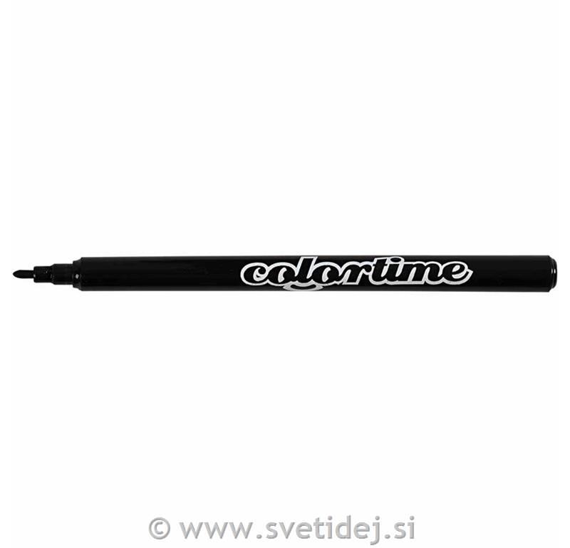 Flomaster črn, 2 mm, set 18