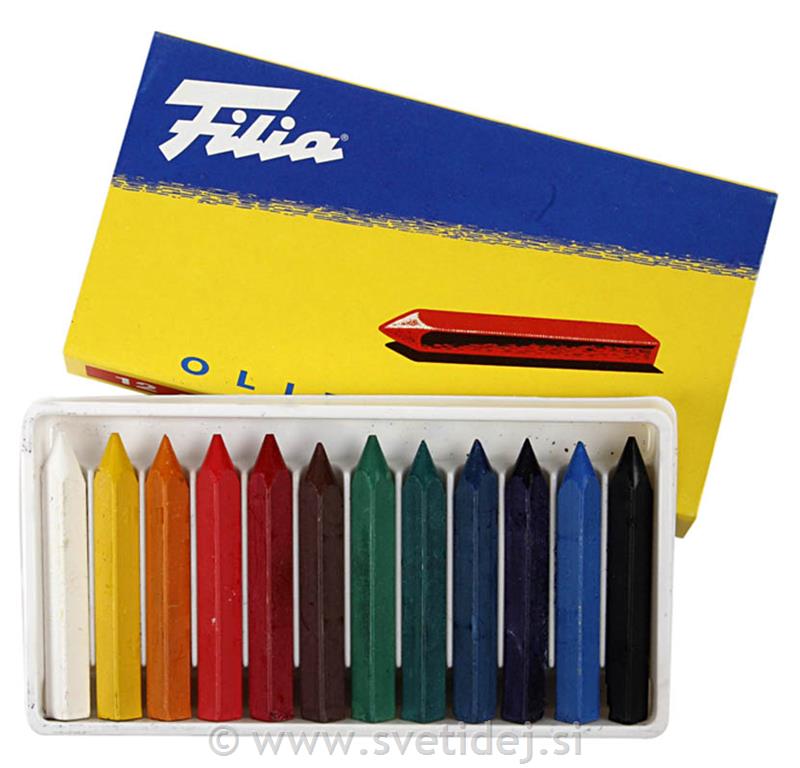 Oljni pasteli Filia, set 12