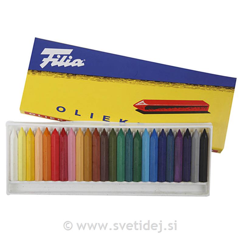 Oljni pasteli Filia, set 24