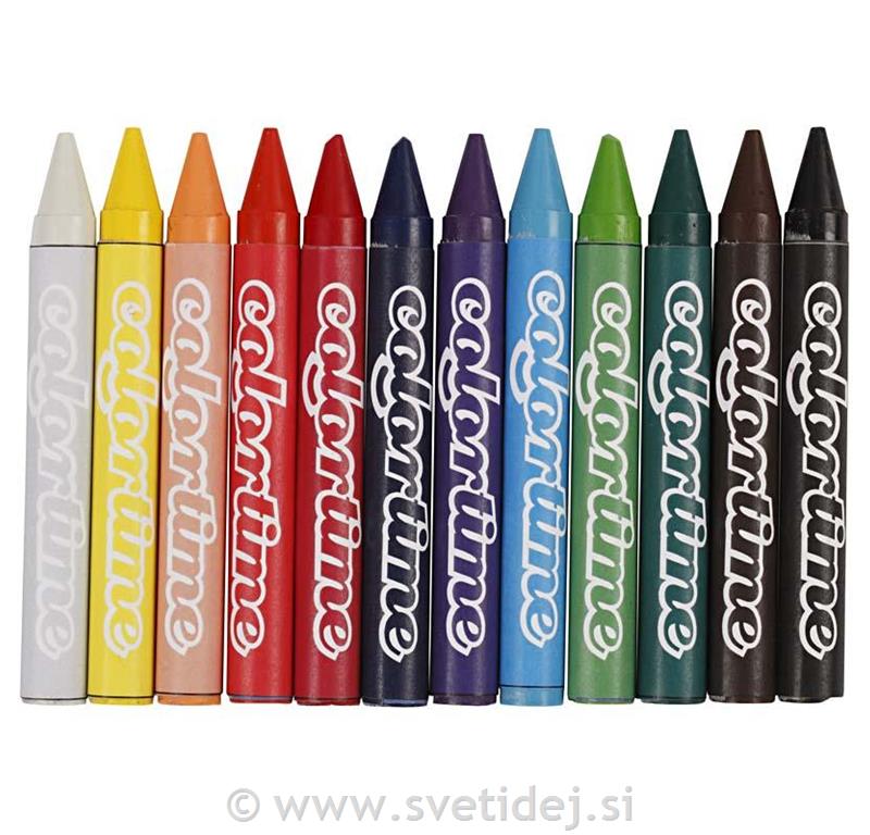 Colortime voščenke. 11 mm, set 288