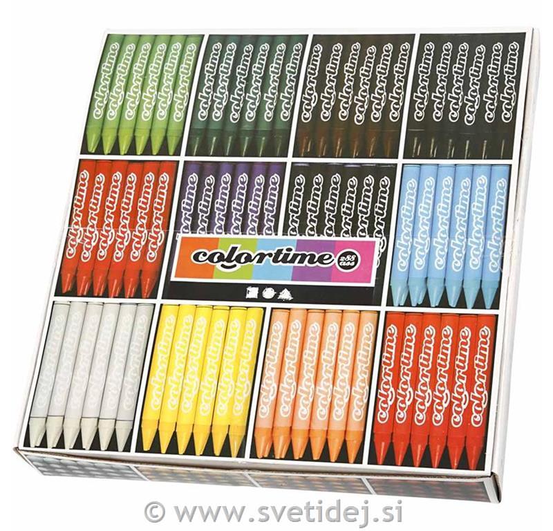 Colortime voščenke. 11 mm, set 288