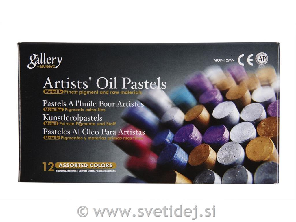 Gallery oljni pasteli Metallic, 7x1,1 cm