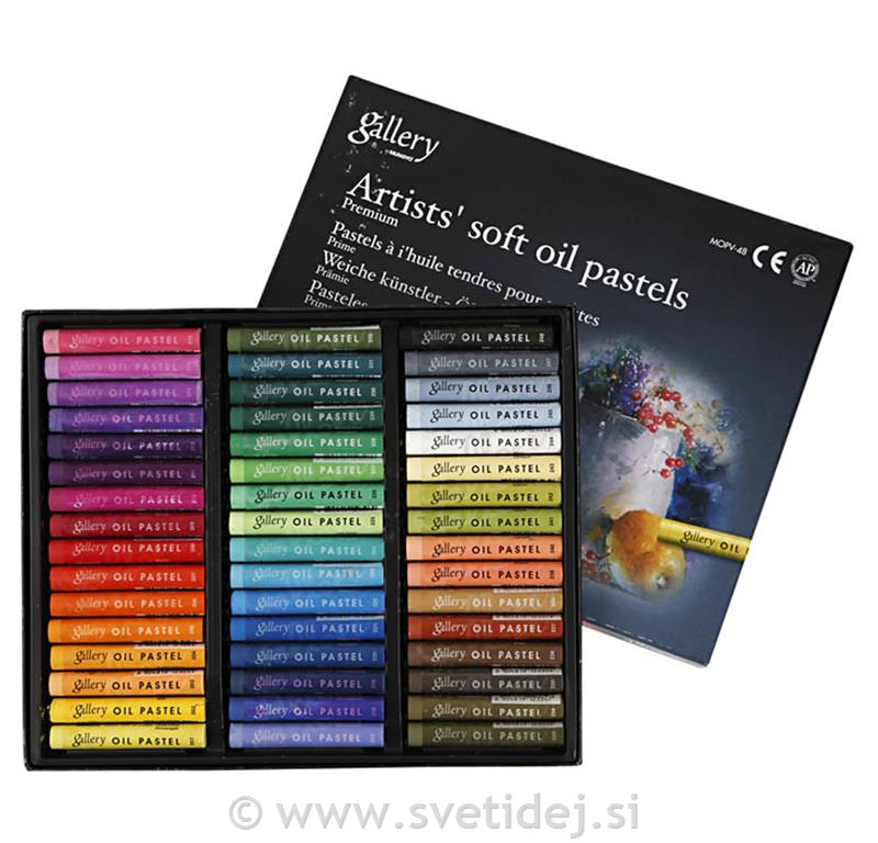 Gallery oljni pasteli Premium, 7x1,1 cm,
