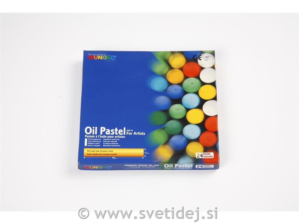 Oljni pasteli, 11 mm, set 24