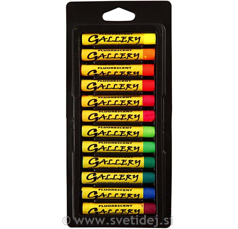 Gallery oljni pasteli, 1 cm, neon
