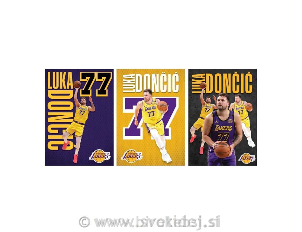 Zvezek A4, Luka Dončić črte z robom