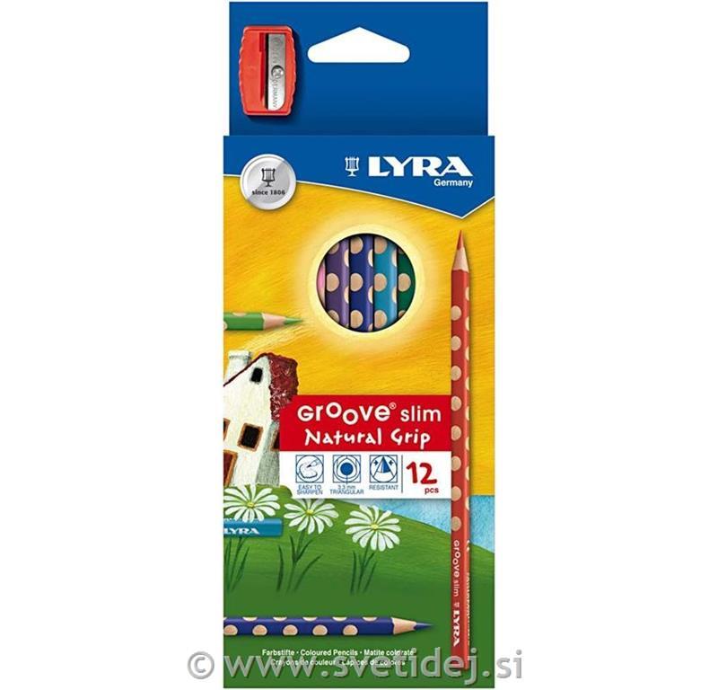 Barvni svinčniki, konica 3,3 mm, set 12