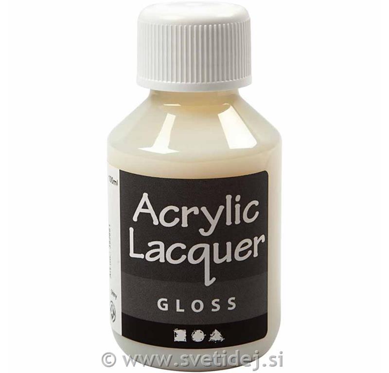 Akrilni lak svetleč, 100 ml