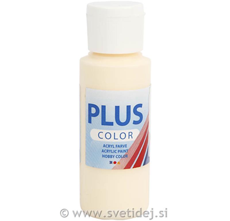 Plus Color akrilna barva, 60 ml,bela