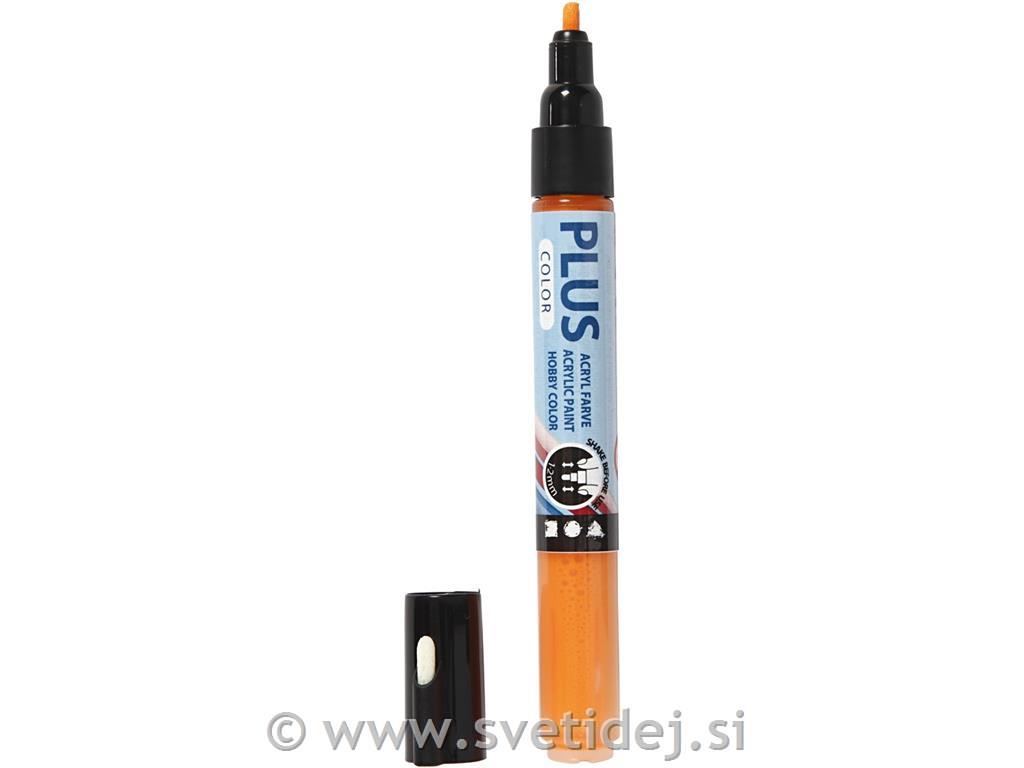 Plus Color marker, oranžen