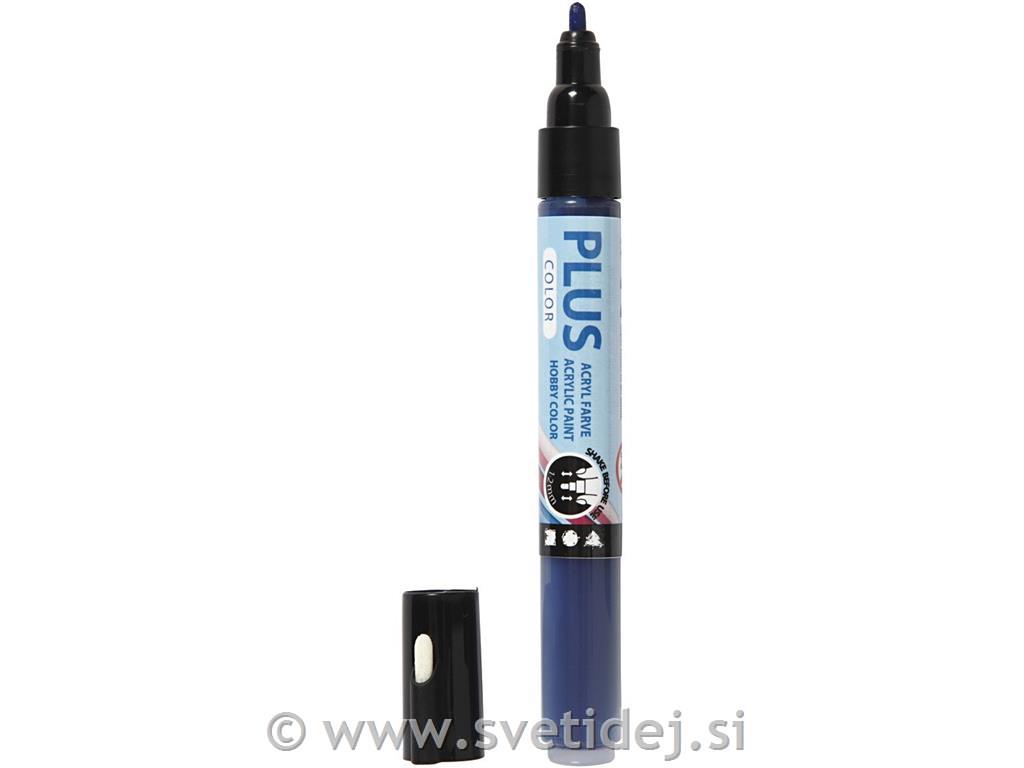 Plus Color marker, temno moder