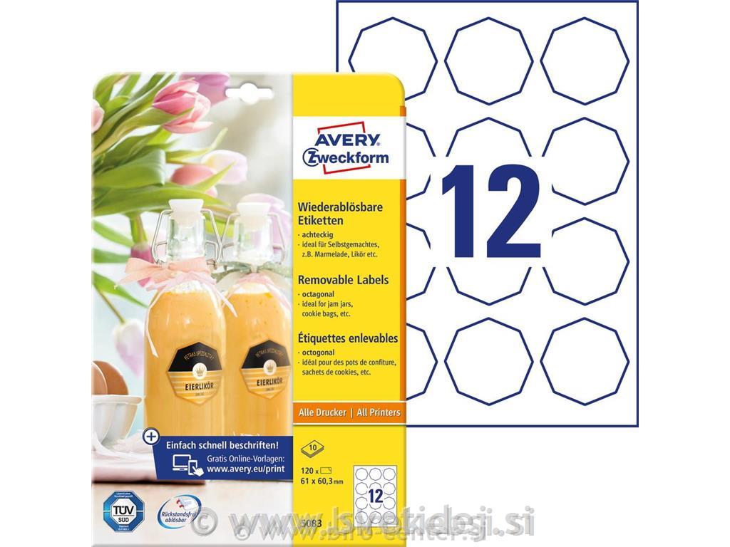 ZWECKFORM 5083-10 ODSTRANLJIVE