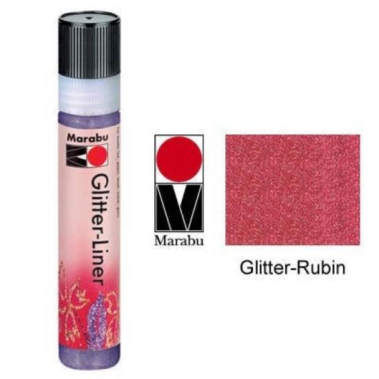 Glitter liner 25ml rdeča