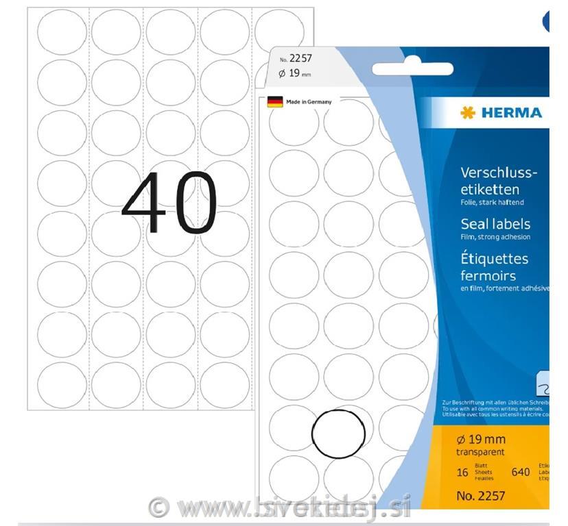 HERMA ETIKETE 2257
