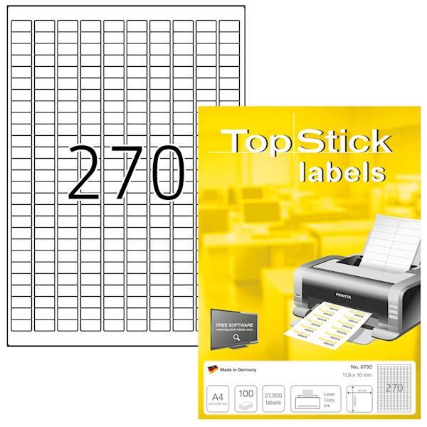 ETIKETE TOPSTICK 17,8X10 1/100