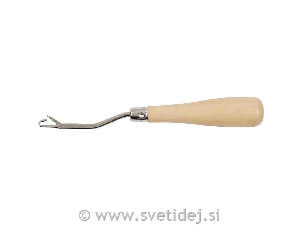 Kvačka z zanko -ročaj 15,5 cm