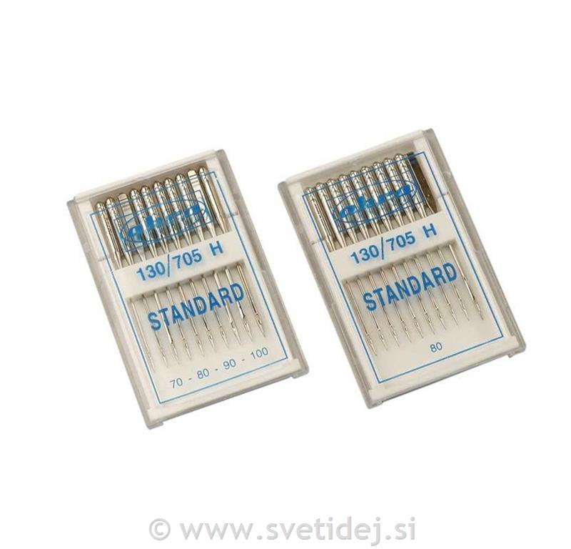 Šivanke za šivalni stroj št. 80, set 10