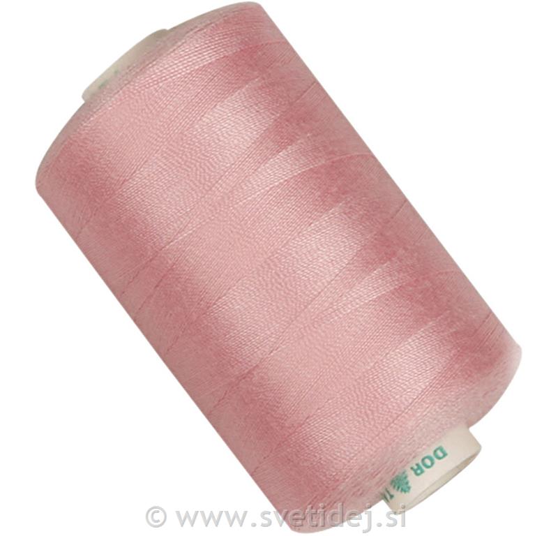 Sukanec-poliester, 1000 m, svetlo pink