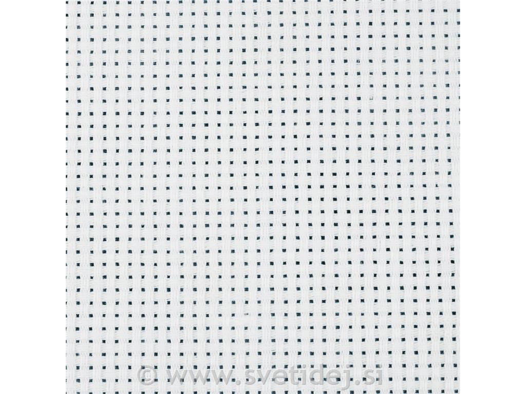 Aida blago za vezenje, 50x50 cm, belo