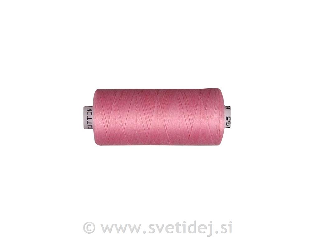 Sukanec bombažni, 1000m, svetlo pink