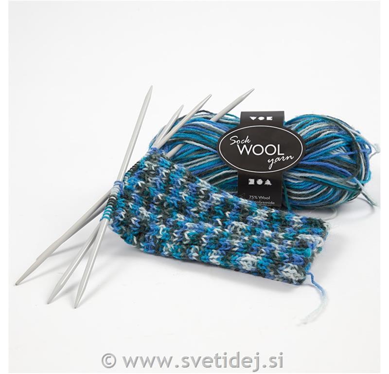 Volna za nogavice, mavrična, 50 g