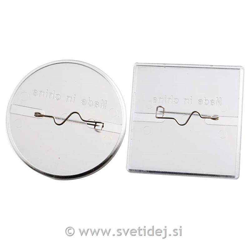 Sponke- bedži 5,5x5,5 cm, set 50 kosov
