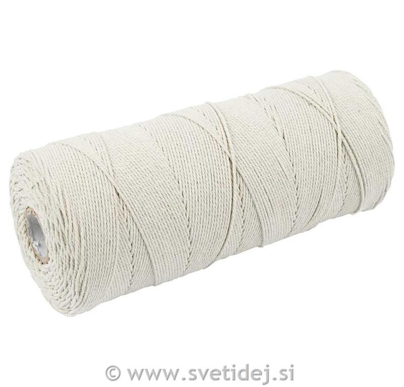 Bombažna vrvica 320 m, 12/12, 250 g