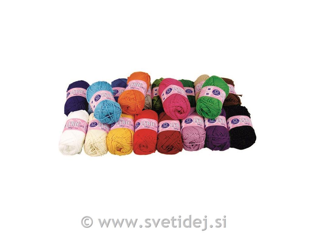 Bombažna preja, set 20x50 g