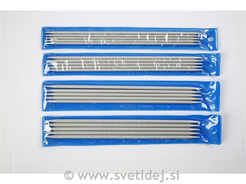 Pletilke za nogavice, 7, 20 cm, set 4x5