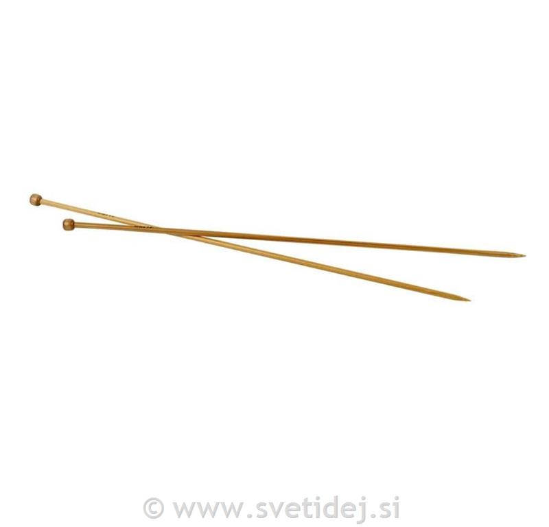Pletilke iz bambusa št. 4,5, 35 cm