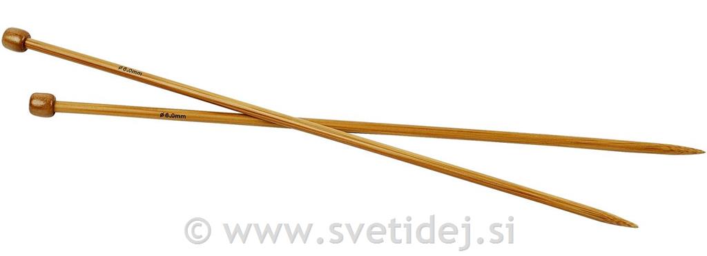 Pletilke, št. 6, 35 cm, 1 par