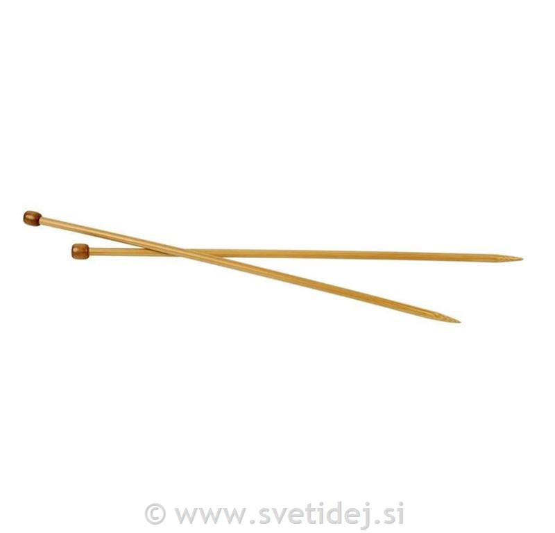 Pletilke iz bambusa št. 6,5, 35 cm