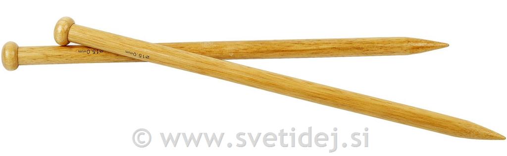 Pletilke, št. 15, 35 cm, 1 par