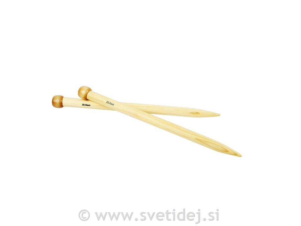 Pletilke, št. 20, 35 cm, 1 par