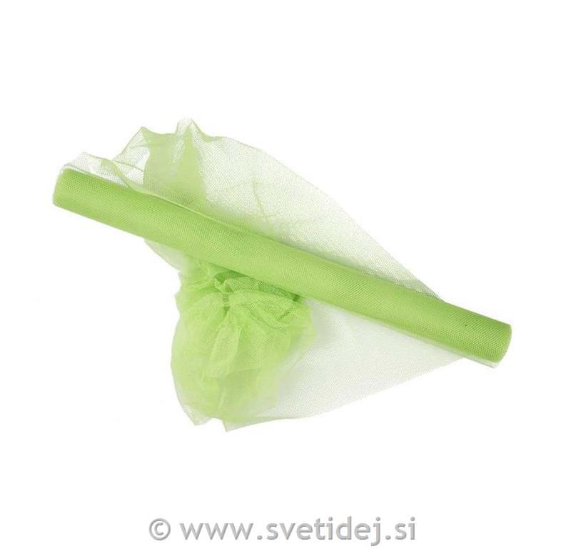 Til, 50 cm, 5 m, neon zelen