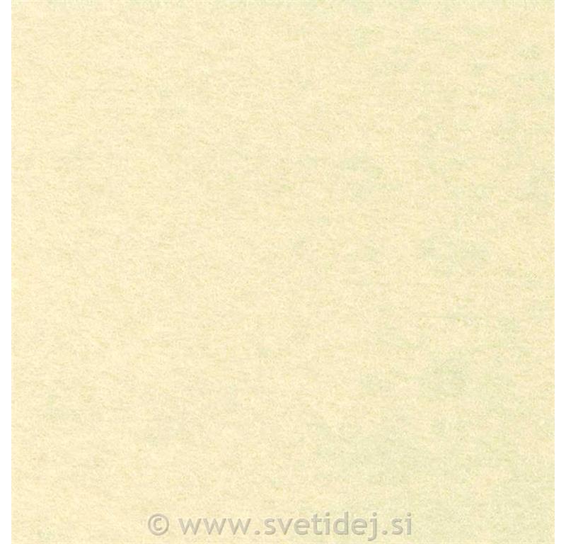 Filc akrilni krem, 45 cm,1,5 mm, 5 m