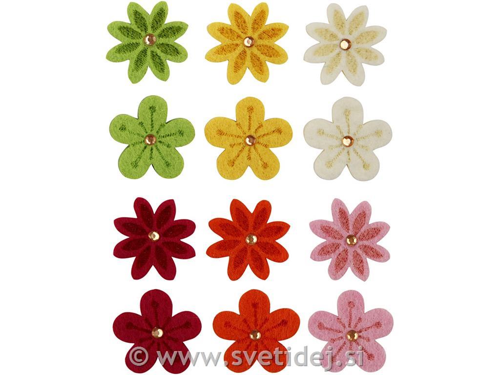 Nalepke iz filca 30 mm, set 120