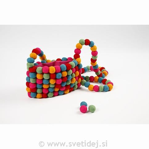 Volnene kroglice, 20 mm, set 64