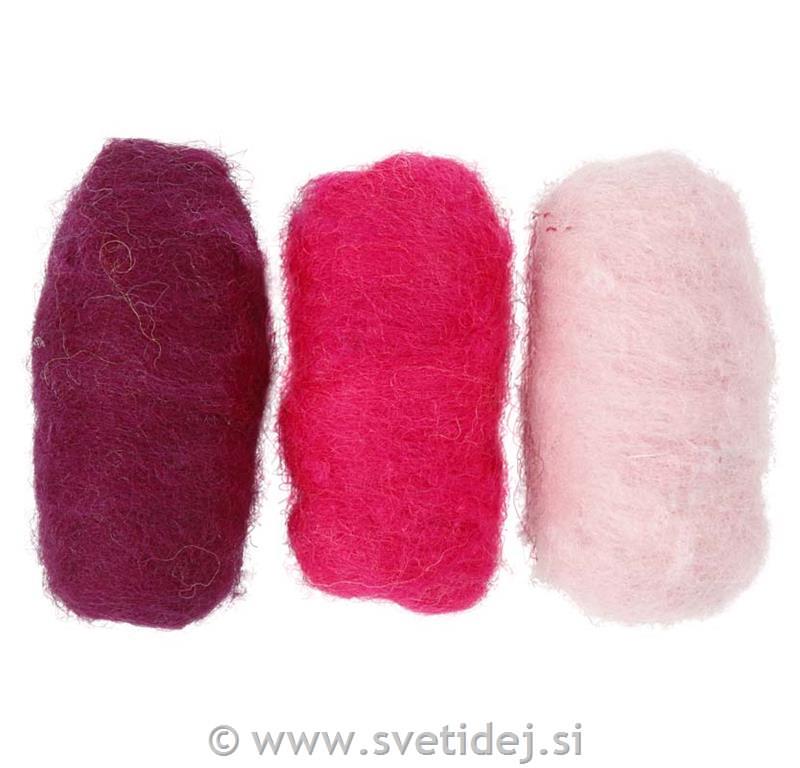 Mikana volna, set 3x10 g, pink toni