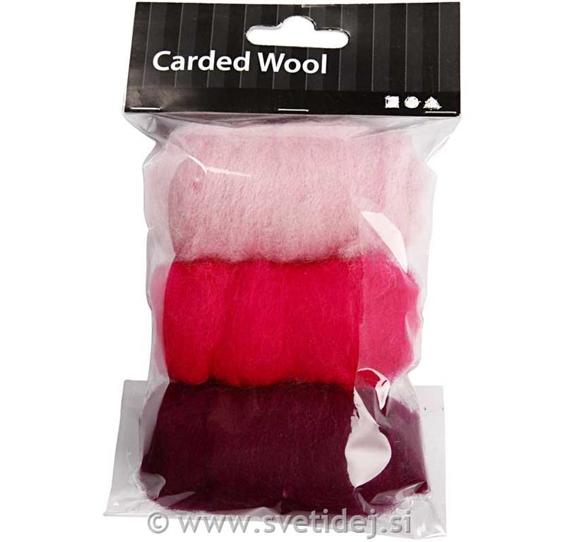 Mikana volna, set 3x10 g, pink toni