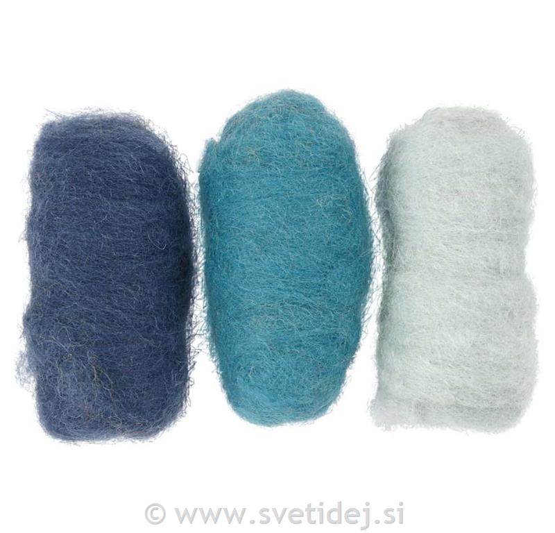 Mikana volna, set 3x10 g, modri toni