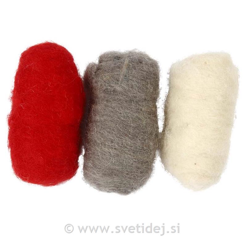 Mikana volna, set 3x10 g, rdeče-beli to