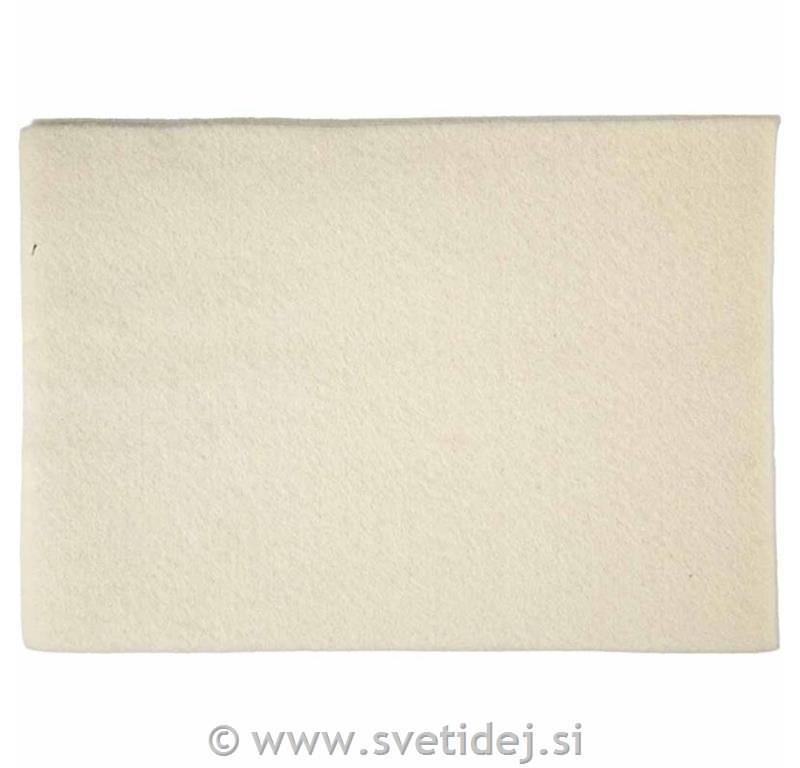 Filc 21x30 cm, bel, set 10