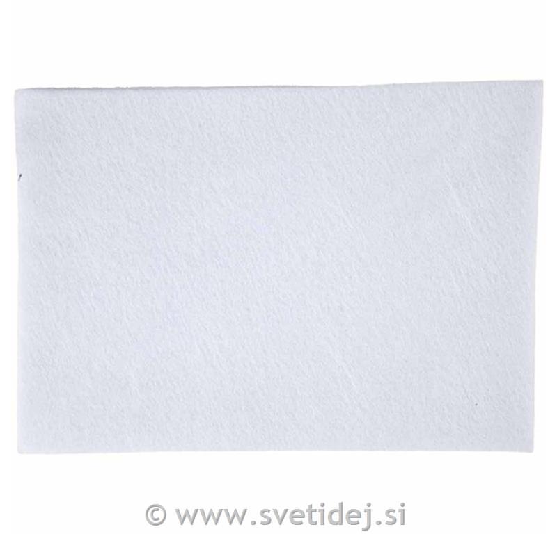 Filc 21x30 cm, bel, set 10