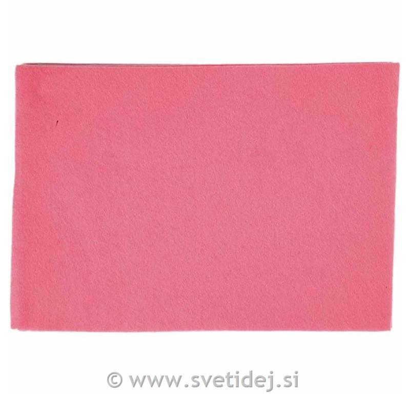 Filc 21x30 cm, pink, set 10