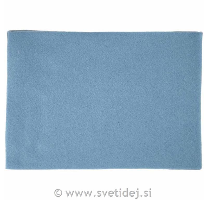 Filc 21x30 cm, sv. moder, set 10