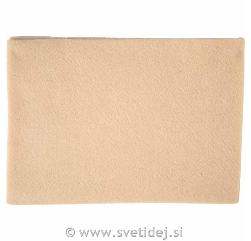 Filc 21x30 cm, beige, set 10