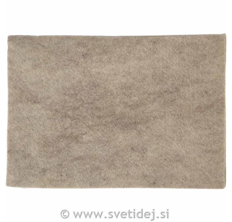 Filc 21x30 cm, bel meliran, set 10